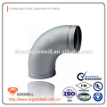 Stainless Steel Grooved 90 degree elbow